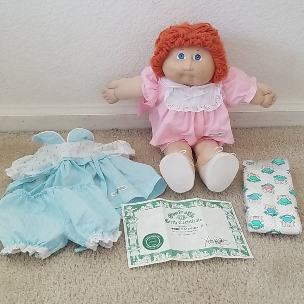 Vintage Cabbage patch kid TOBY KATARINA